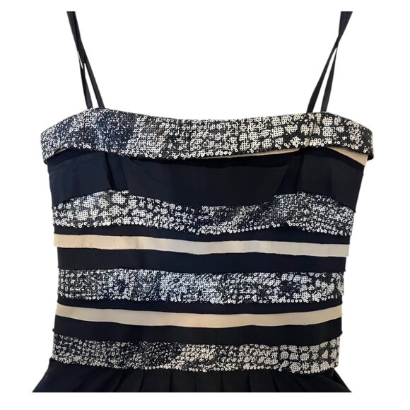BCBGMaxAzria Milo Strapless Sequin Peplum Dress (NWT) - Picture 6 of 7